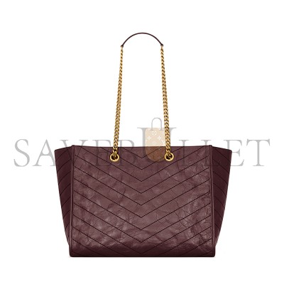 YSL NIKI SHOPPING IN VINTAGE LEATHER 8711510EN076195 (33*27*14cm)